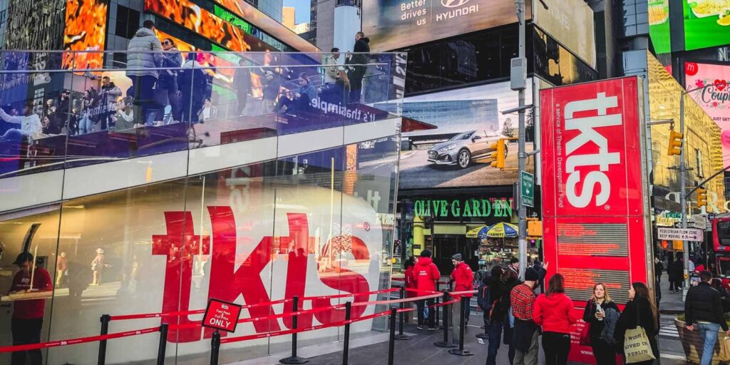 cheap broadway tickets in Times Square